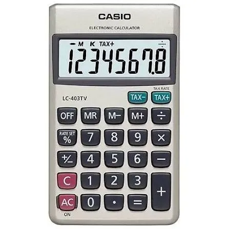 Casio Electronic Calculator (Model Unspecified)