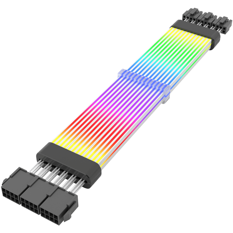 LOVINGCOOL Lighting ARGB Extension Cable 8PIN x3 Black